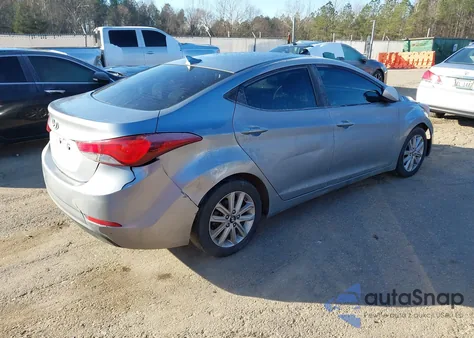 2015 Hyundai Elantra Se from USA, damaged, VIN 5NPDH4AEXFH599190